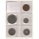 DANIMARCA set monete circolate da  5- 10 - 25 Ore - 1 Krone - 5  Kroner anni vari Bella Conservazione